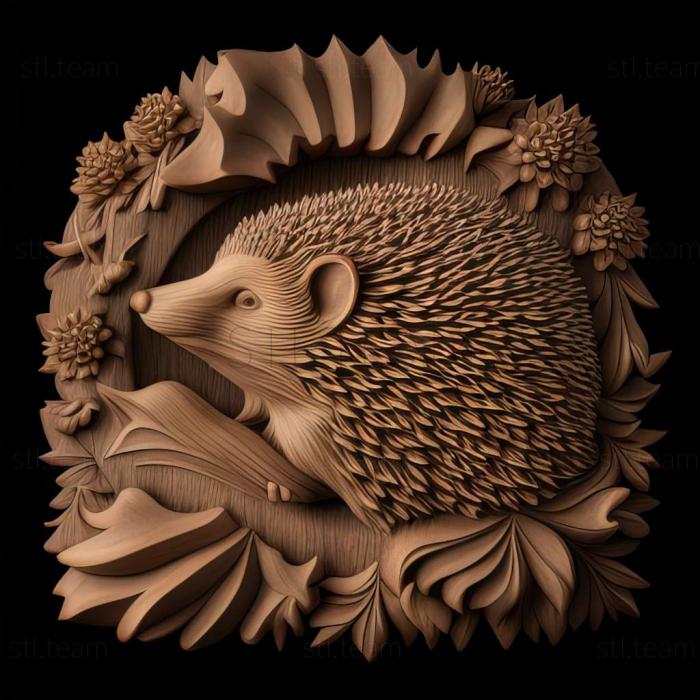 3D model hedgehog (STL)